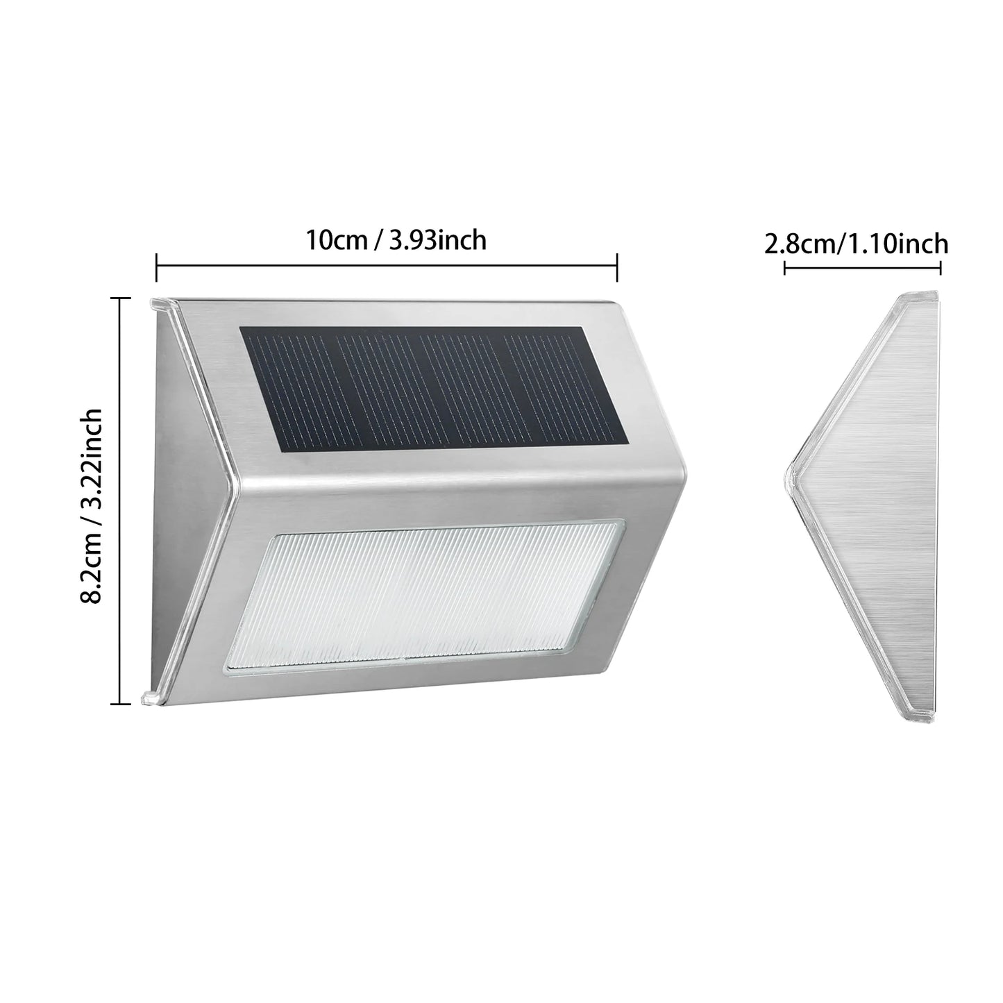 2 Pack Solar Wall Lights