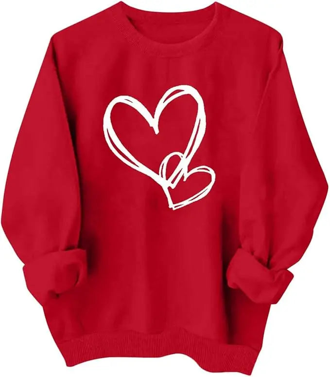 Valentines Crewneck Sweatshirt for Women