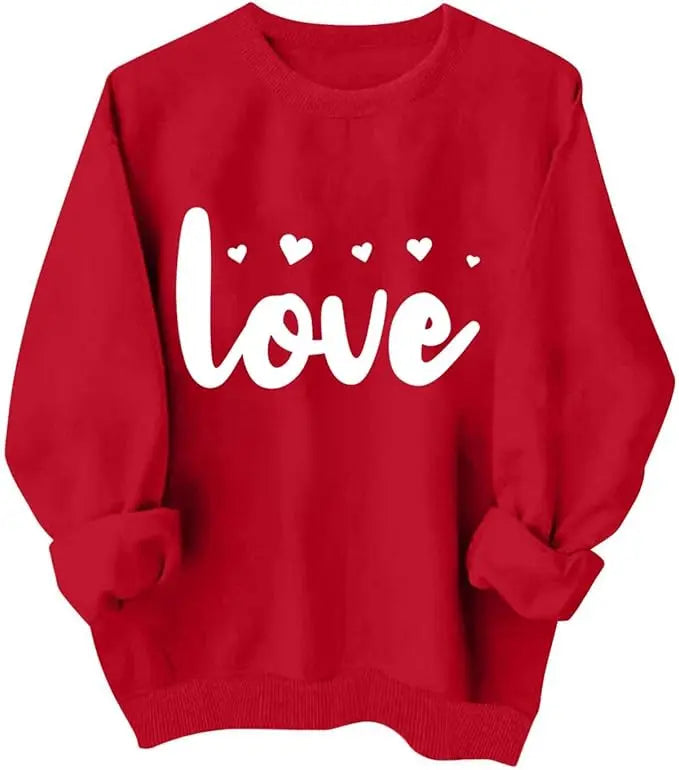 Valentines Crewneck Sweatshirt for Women