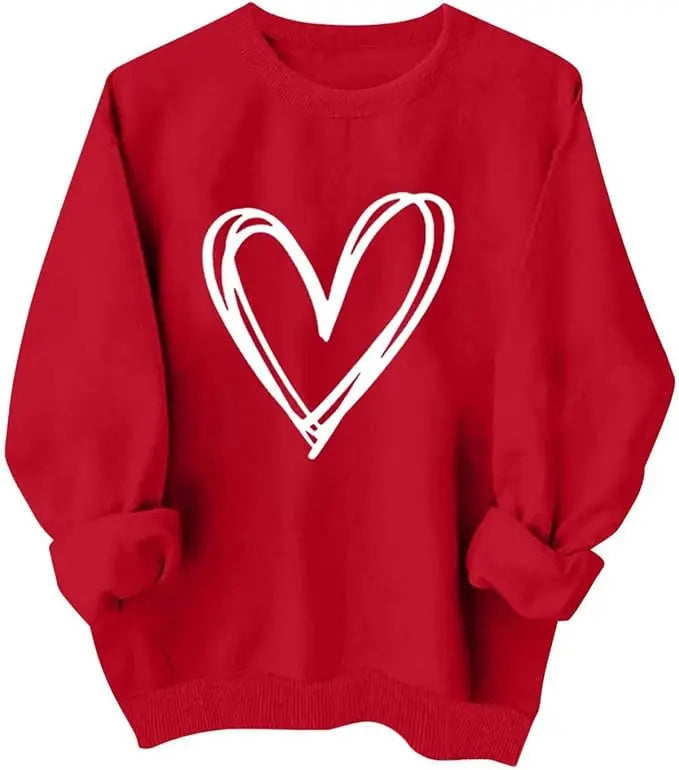 Valentines Crewneck Sweatshirt for Women