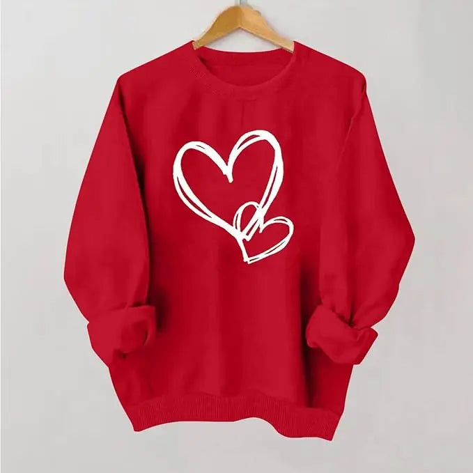 Valentines Crewneck Sweatshirt for Women