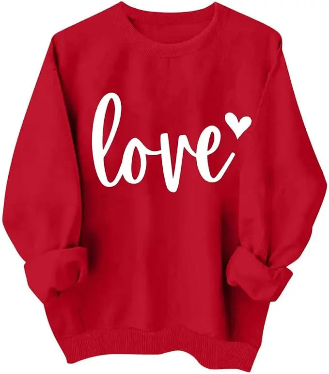 Valentines Crewneck Sweatshirt for Women