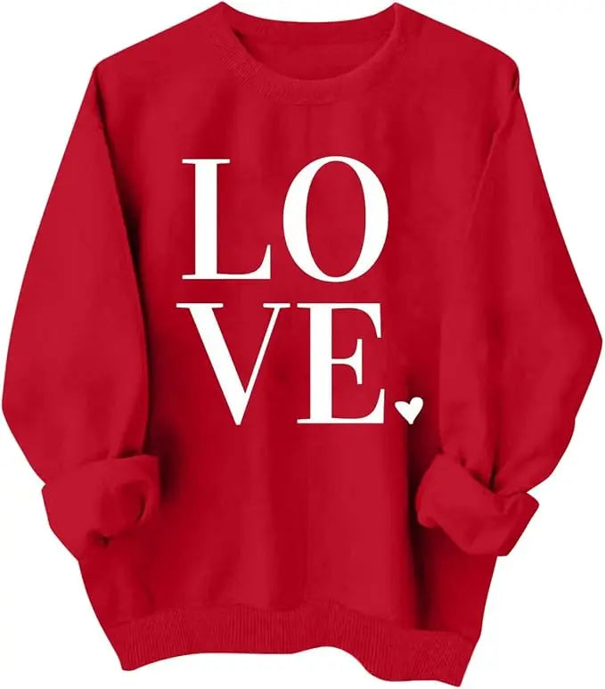 Valentines Crewneck Sweatshirt for Women