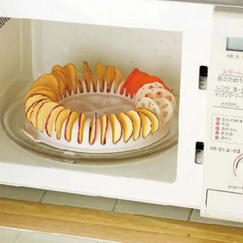 Microwave Potato Chips Maker Rack Tray