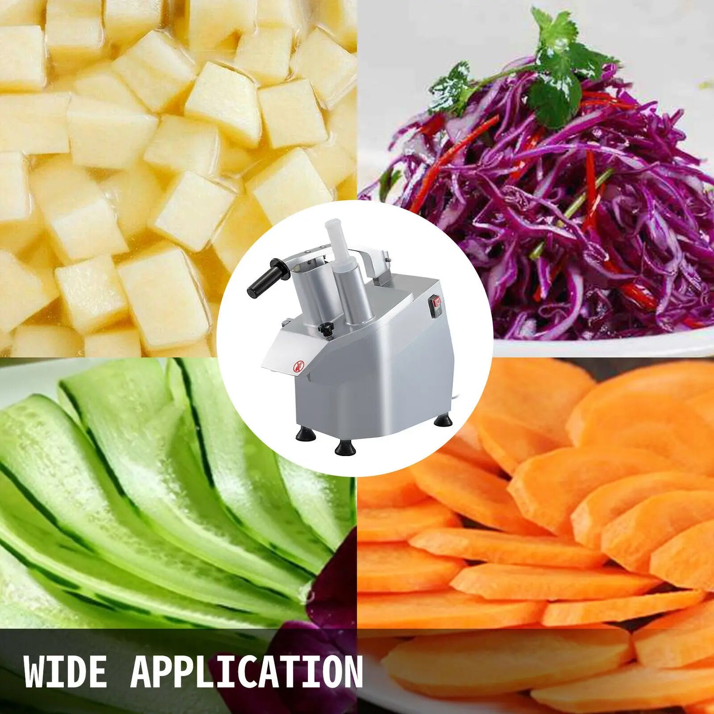 Electric Vegetable Cutter Slicer Chopper Shredder