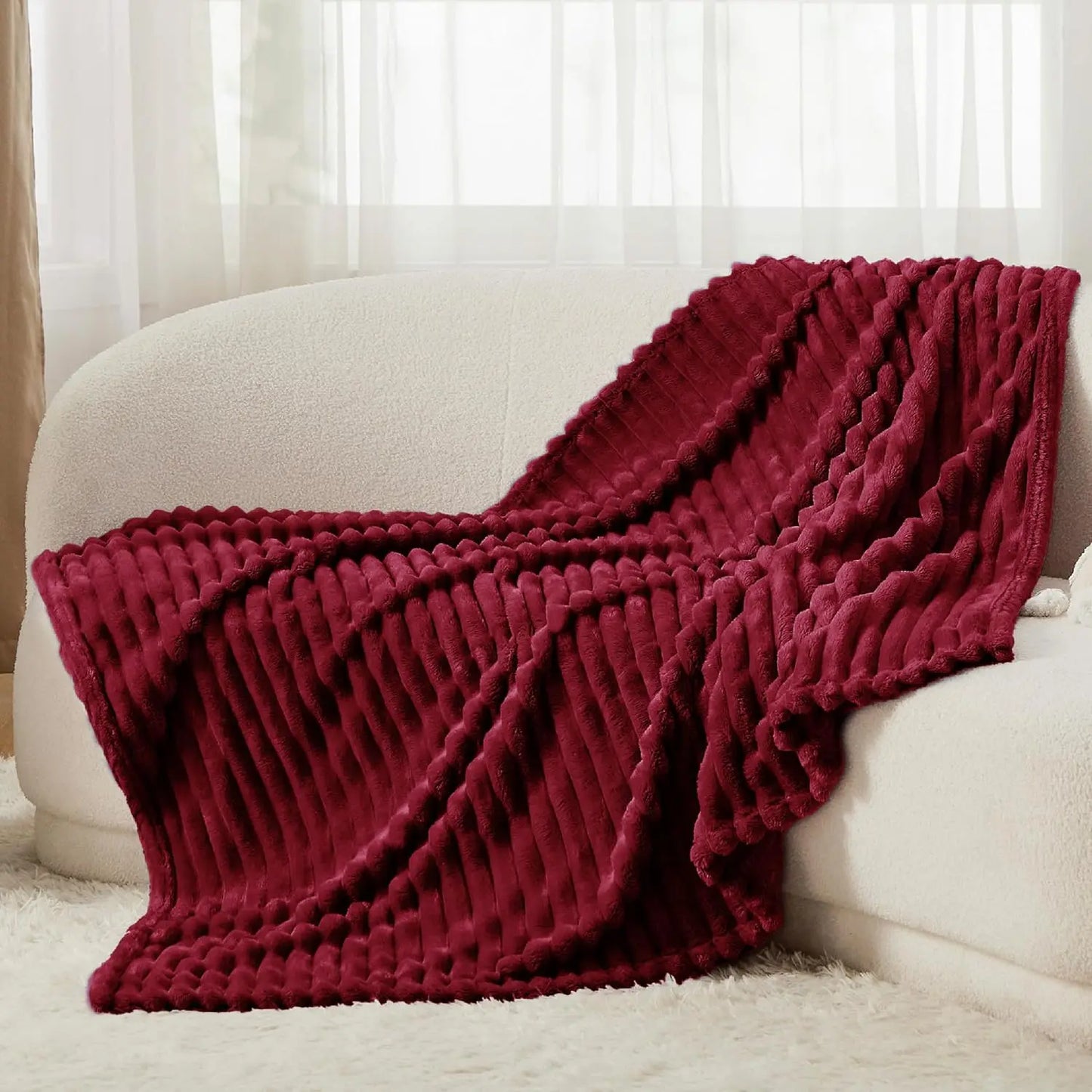 Bedsure Fleece Throw Blanket for Couch