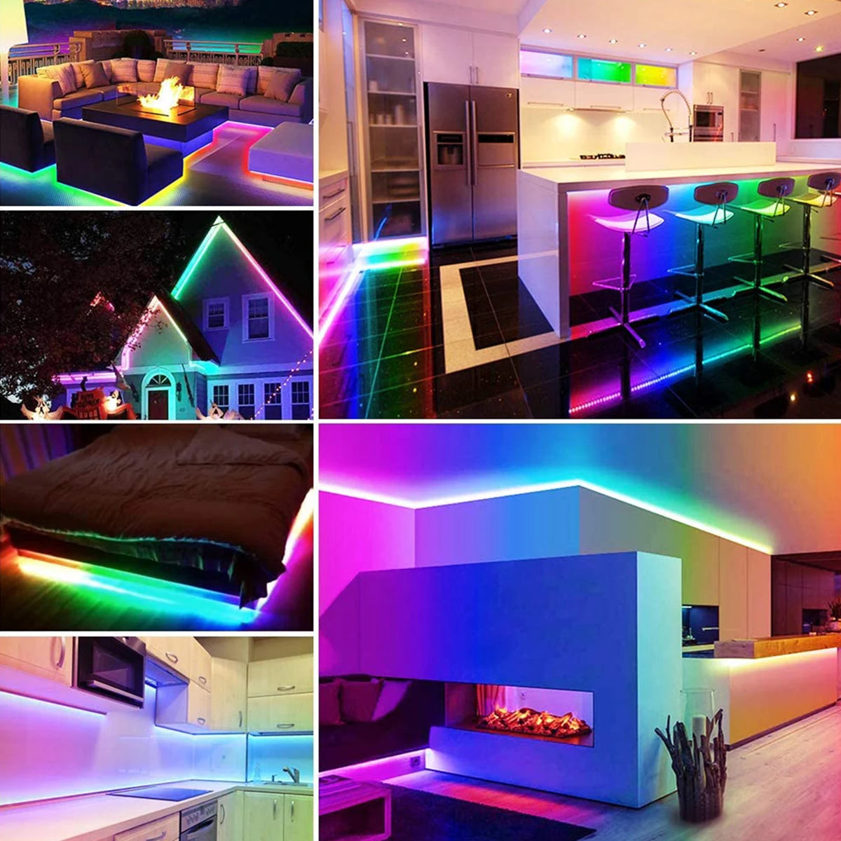 RGB Remote Control LED Neon Lights