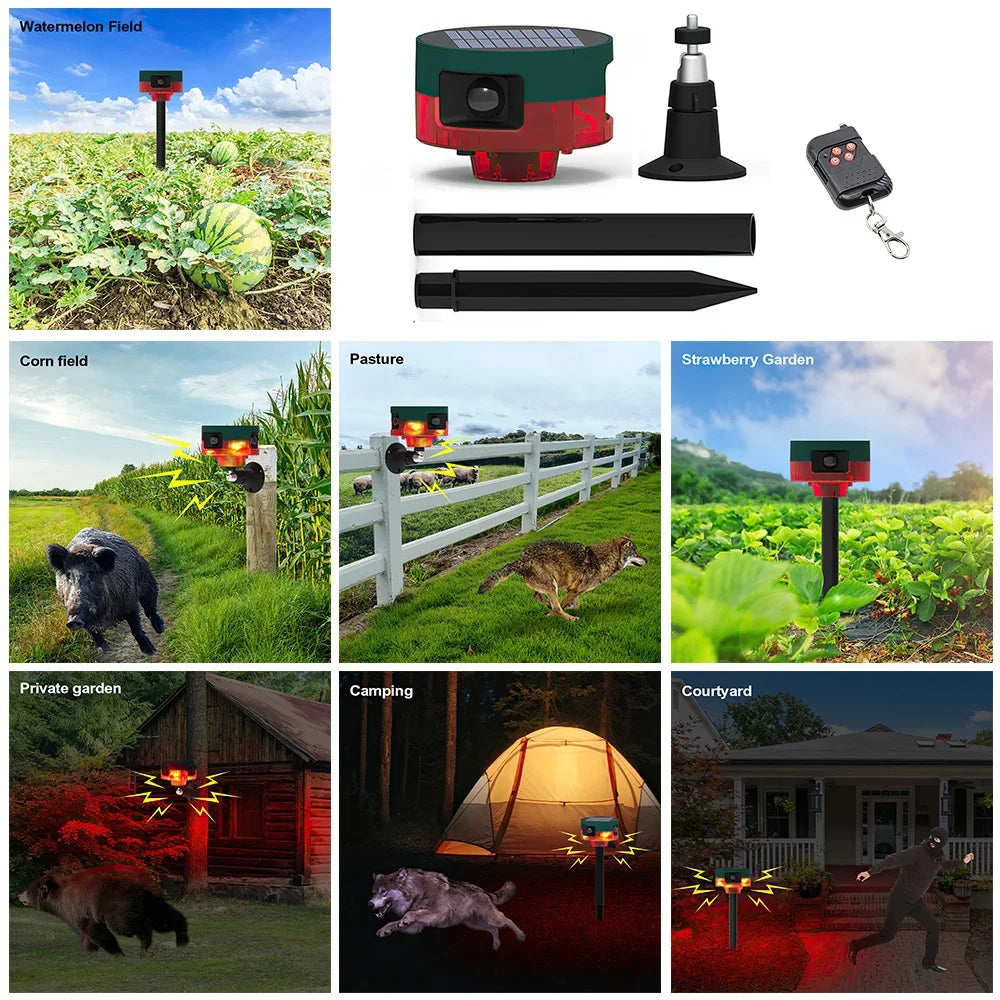 Solar Infrared Motion Sensor Alarm Detector