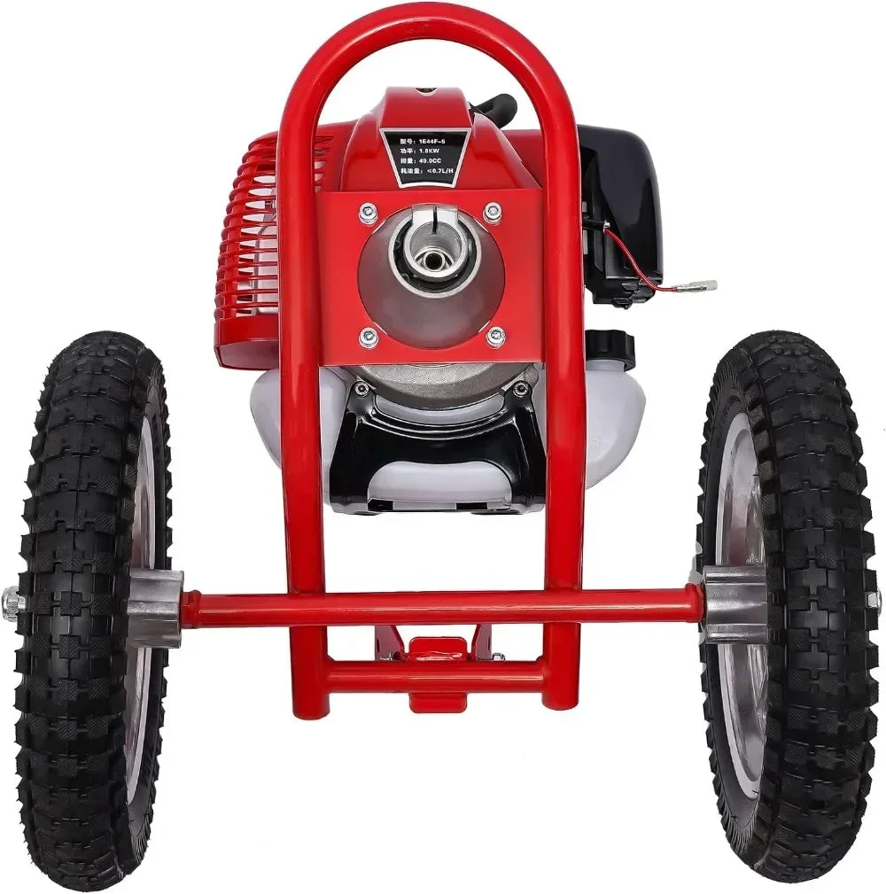 3-in-1 2-Stroke Hand Push Gasoline Lawn Mower