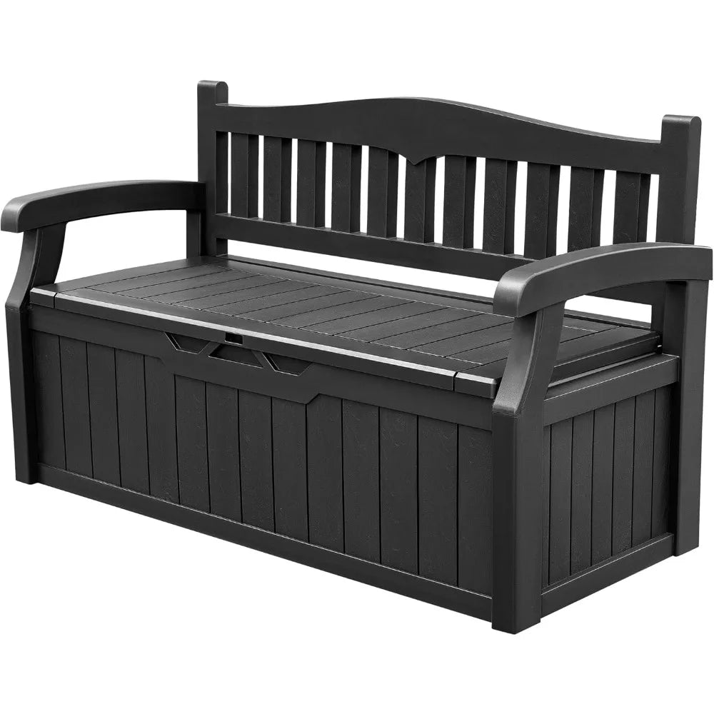 80 Gallon  lockable Storage Box Deck Bench for Patio