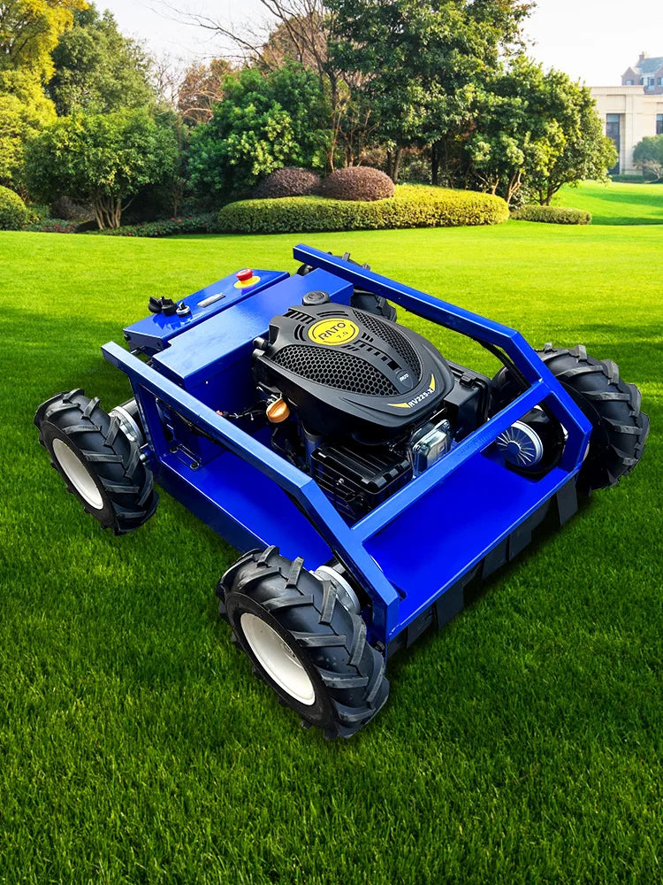 Customized 4WD remote control electric robot RC lawn mower