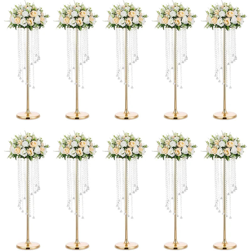 Chandelier Crystal Decorative Flower Stand/Vase