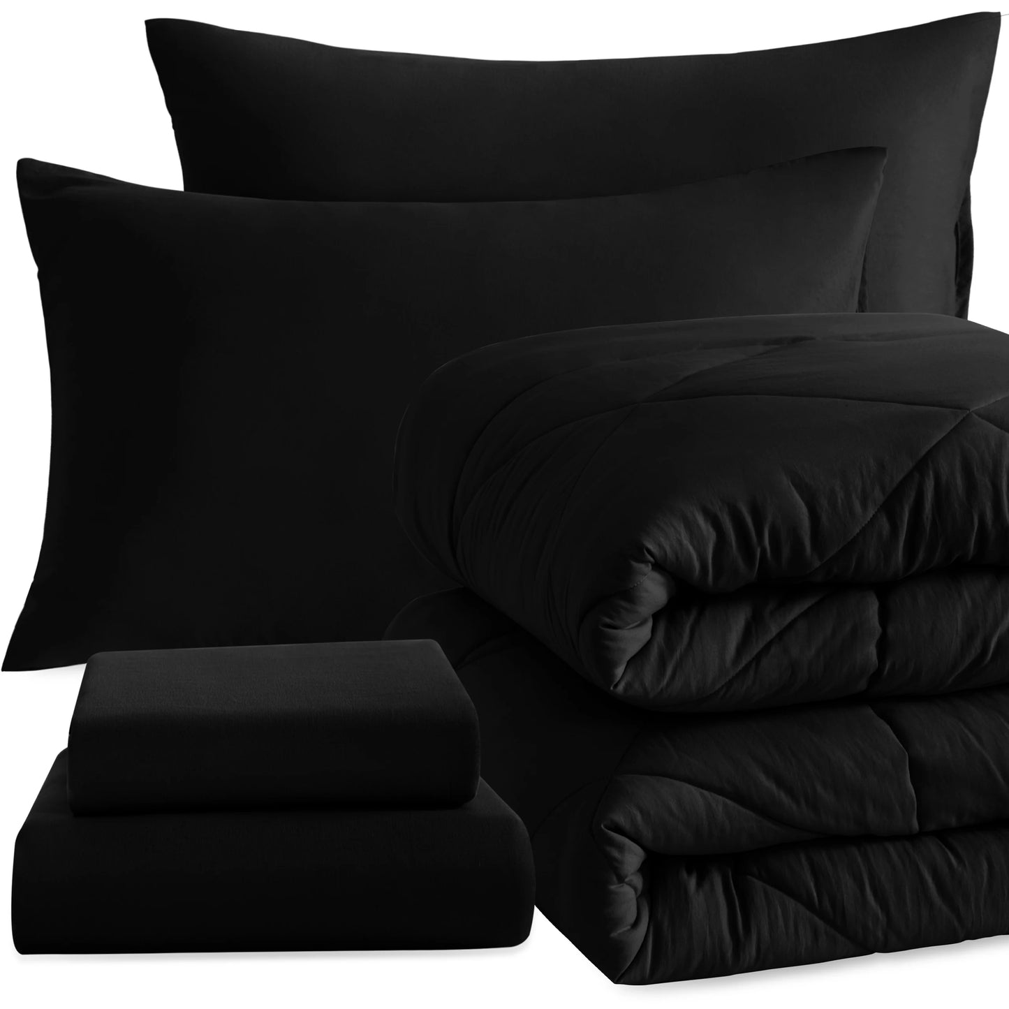 Breathable 5 Piece Bedding Comforter Set