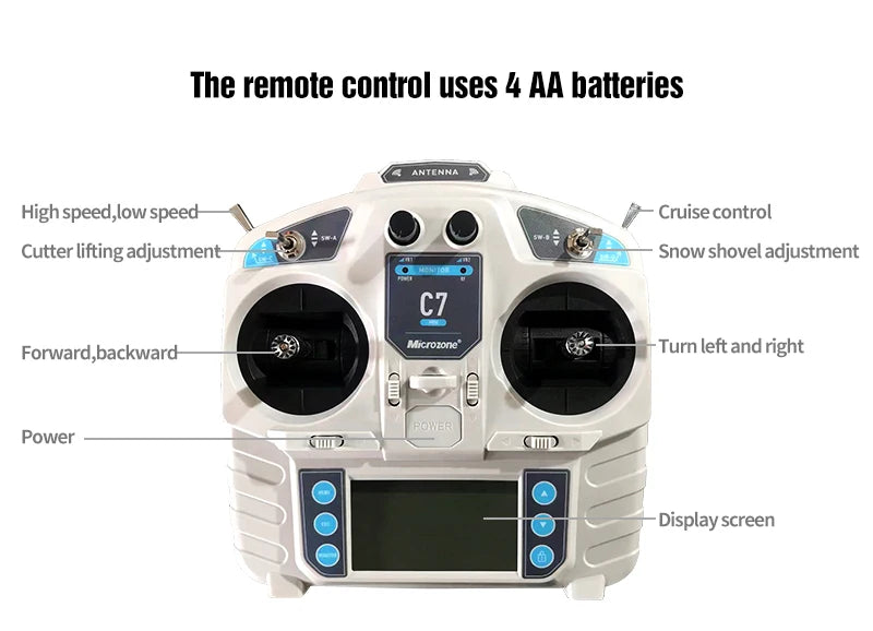 Remote Control Customized All Terrain Grass Cutter