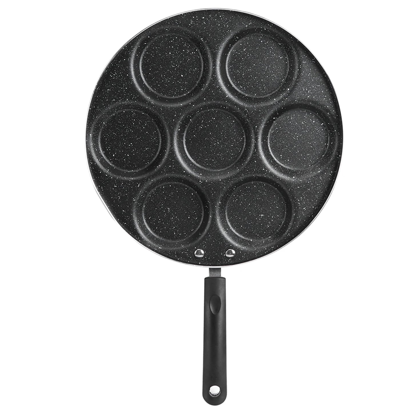 7 Holes Frying Pan Non Stick Fried Eggs and Burger Mold