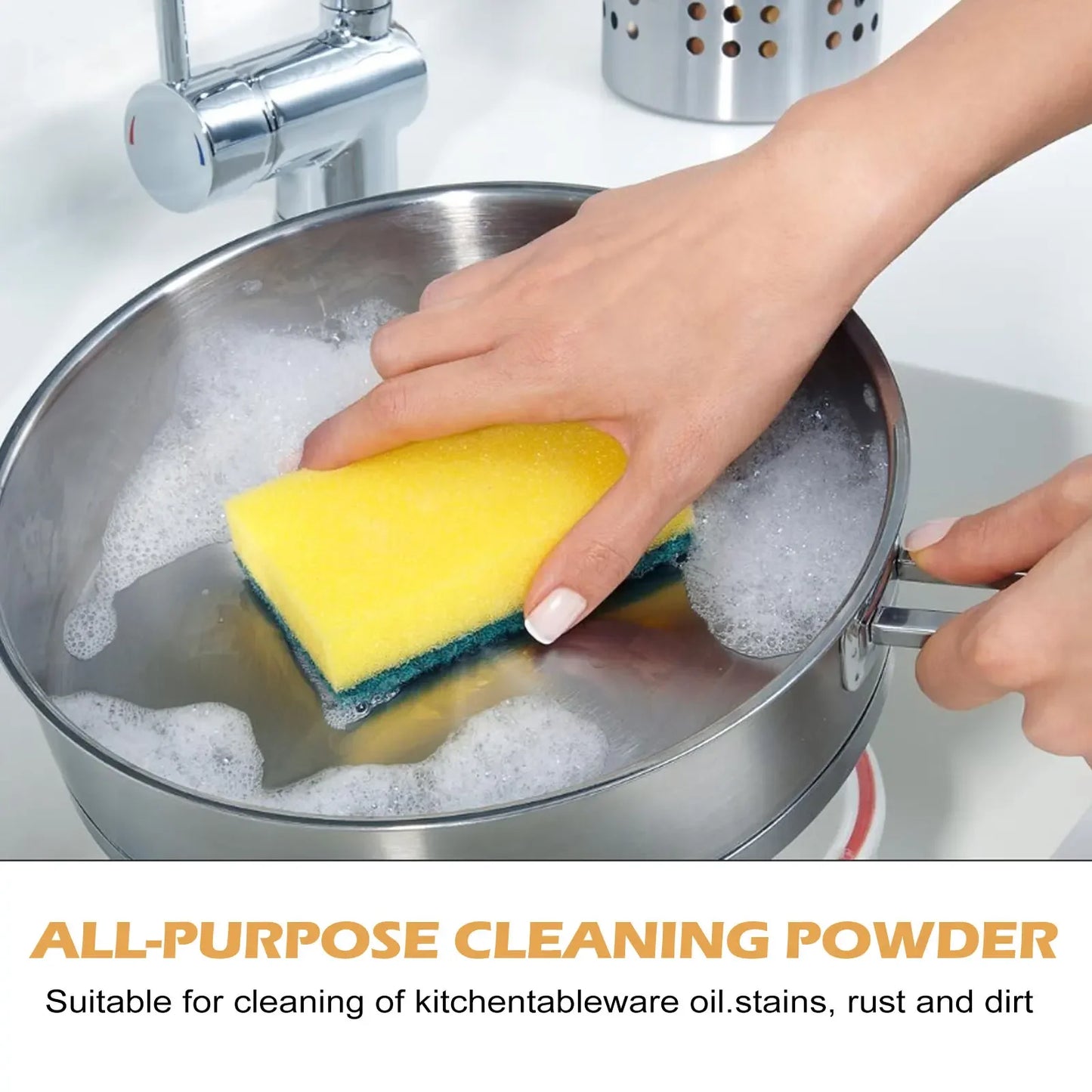 Multifunction Kitchen/Bathroom Cleaning  Powder for Oil Stains, Rust, Dirt