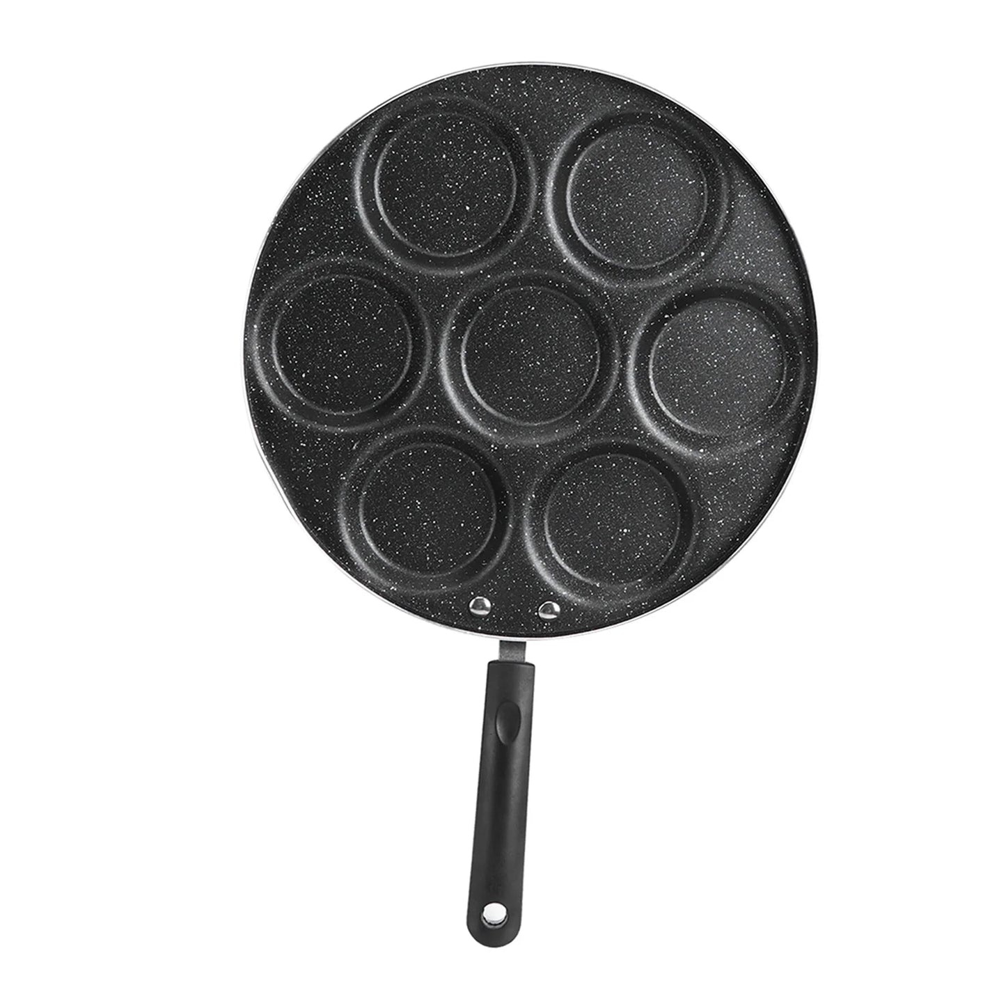 7 Holes Frying Pan Non Stick Fried Eggs and Burger Mold