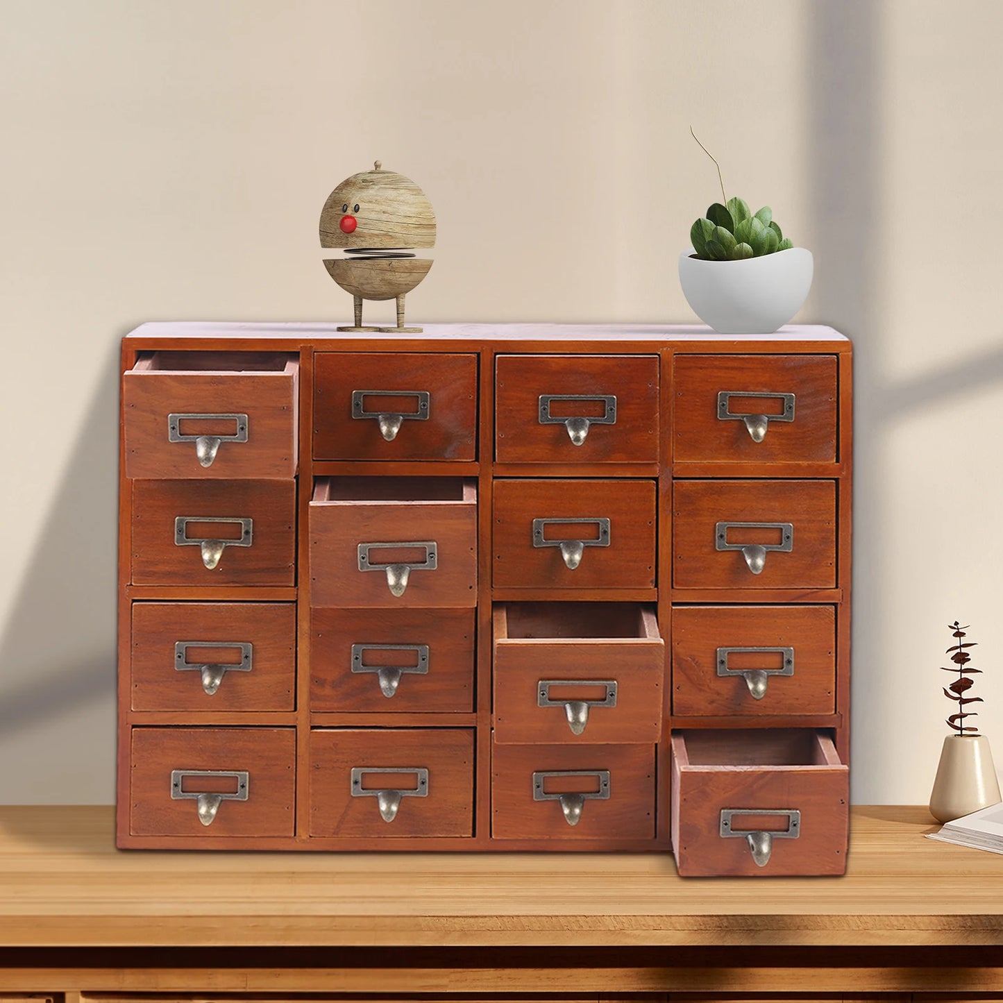 Vintage Library Desk Drawer Organizer