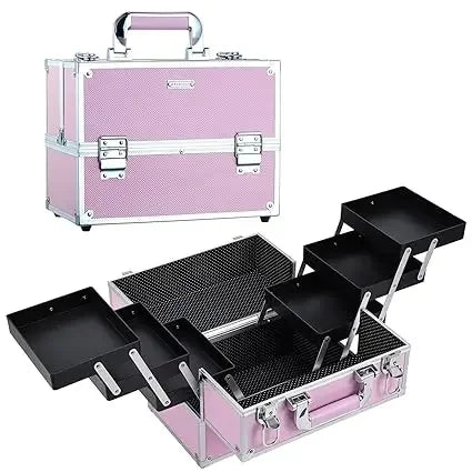 6 Tier  Makeup Train Case