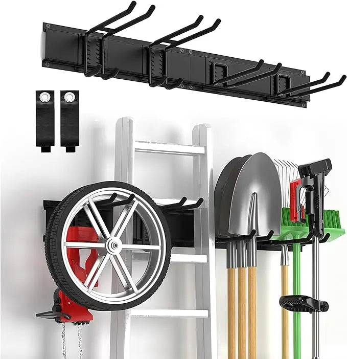 Adjustable Garage Organizers with Heavy Duty Hooks