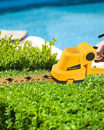 Electric Handheld Shrub Trimmer/Grass Cutter Combo