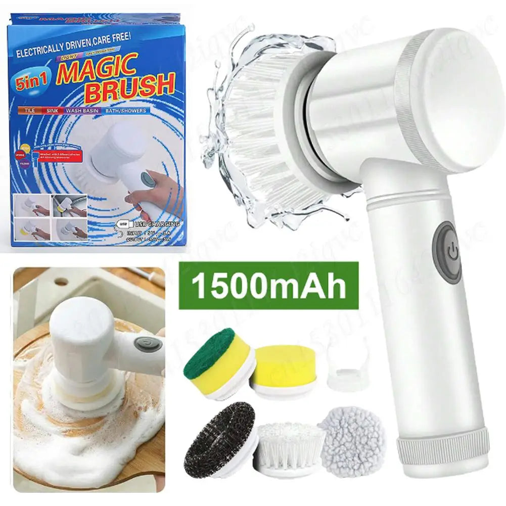 Electric Power Spin Scrubber Bathroom/Kitchen Cleaning Brush