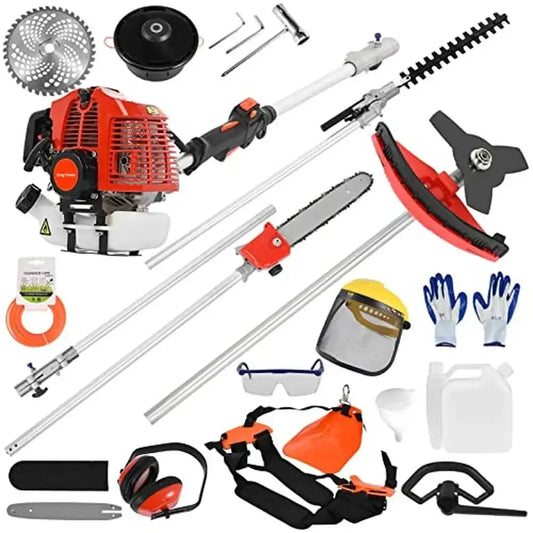 Gas Powered 52cc 5 in 1 Landscaping Tools