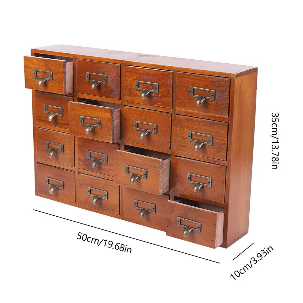 Vintage Library Desk Drawer Organizer