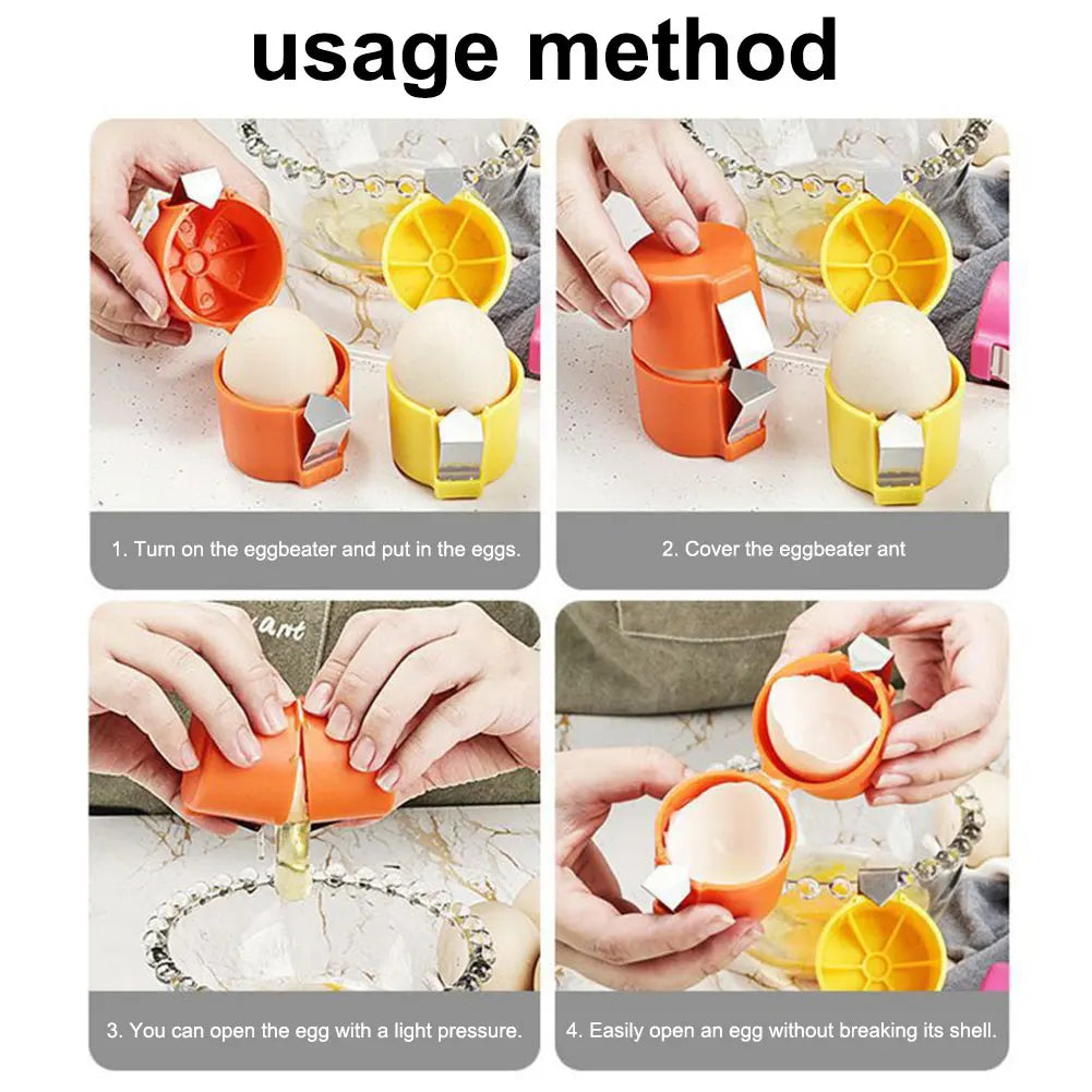 2/1PCS Creative Egg Opener Cracker & Egg White Separator Tool