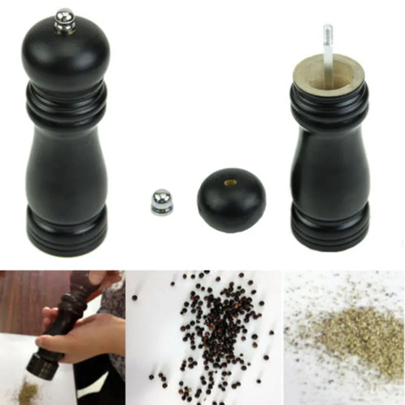 Black Wood Salt & Pepper Grinder