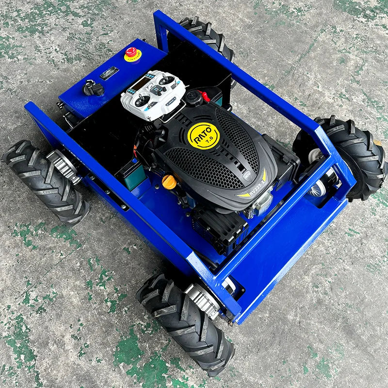 Customized 4WD remote control electric robot RC lawn mower