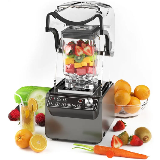 Quiet Blender with Digital Waterproof Touchpad and Quiet Sound Enclosure