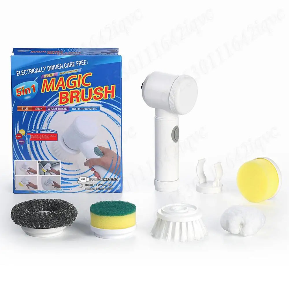 Electric Power Spin Scrubber Bathroom/Kitchen Cleaning Brush