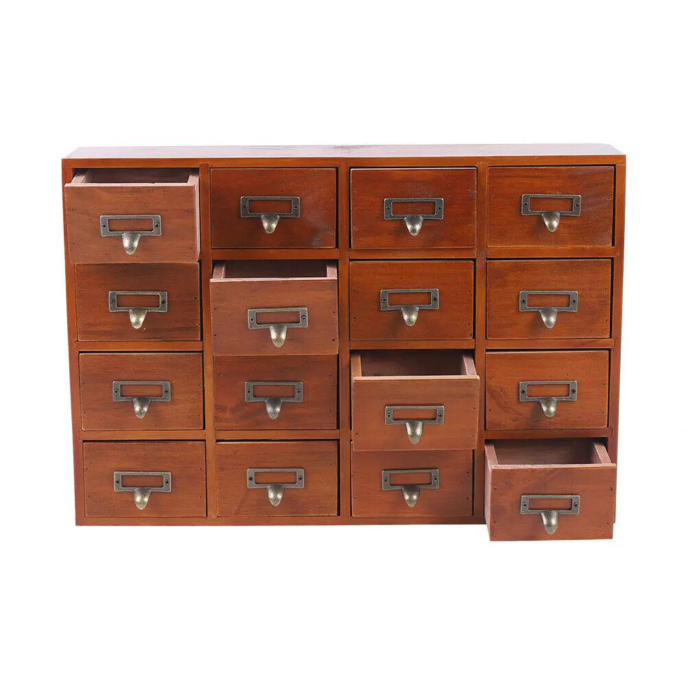 Vintage Library Desk Drawer Organizer