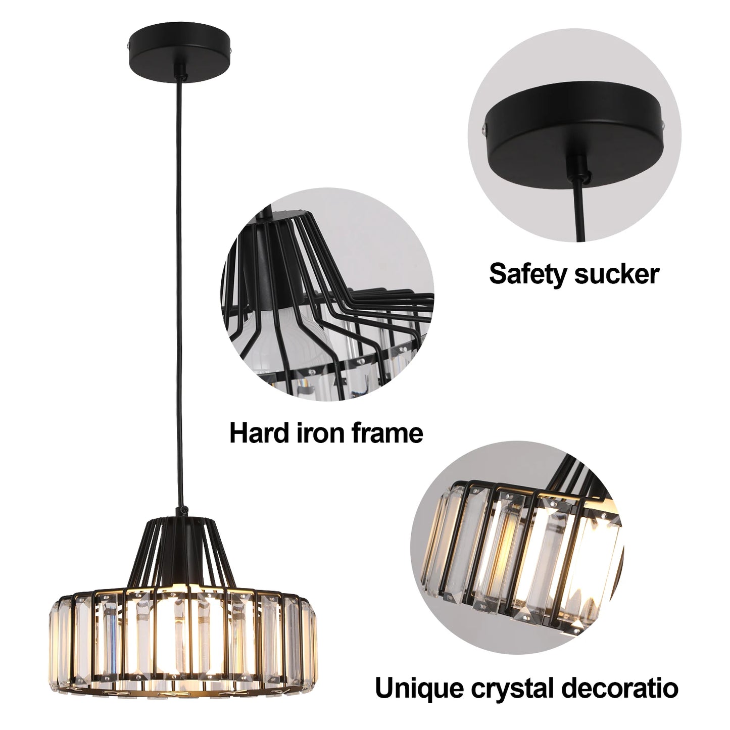 Crystal Pendant Ceiling Lamp