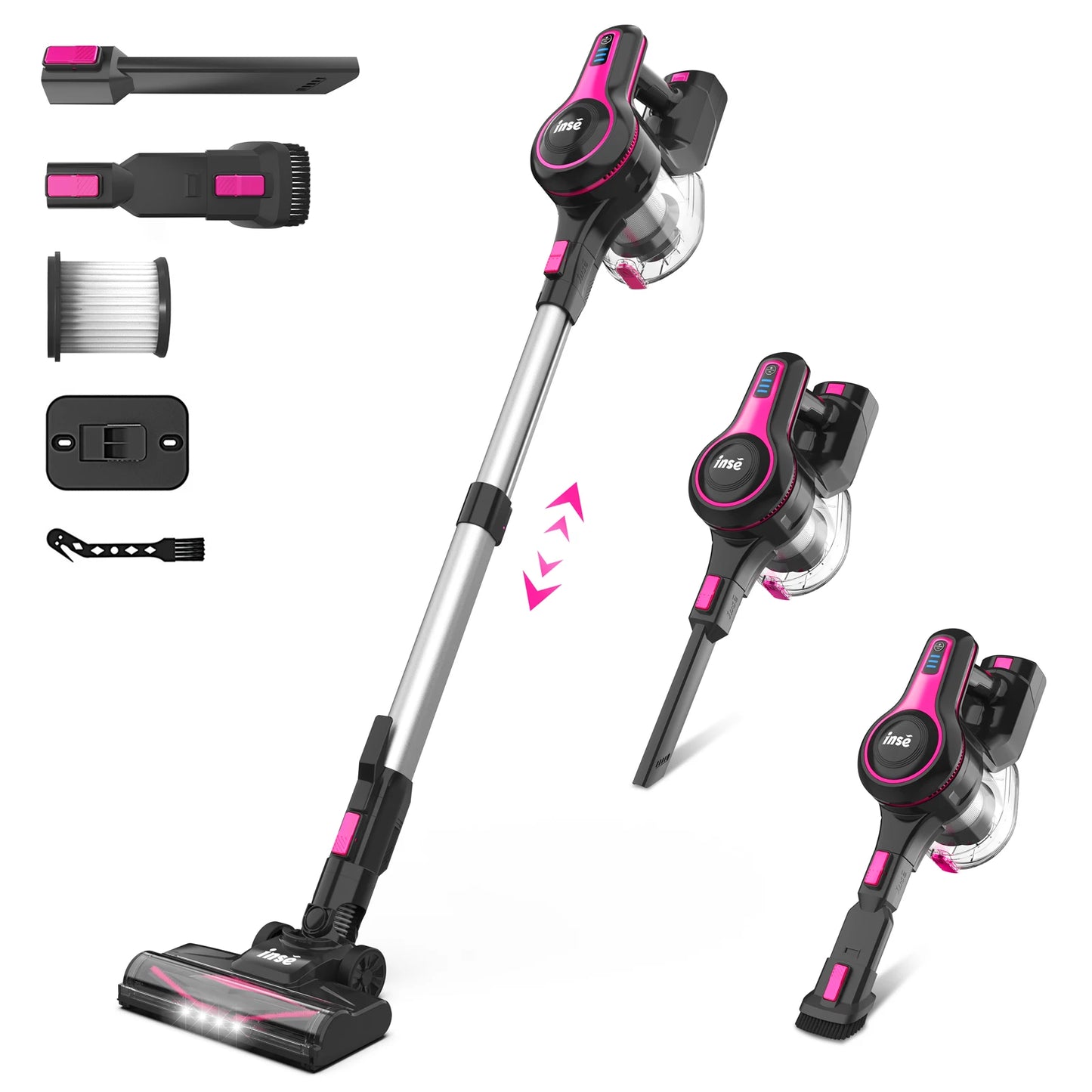 Lightweight Cordless Rechargeable  Vacuum Cleaner 6-in-1