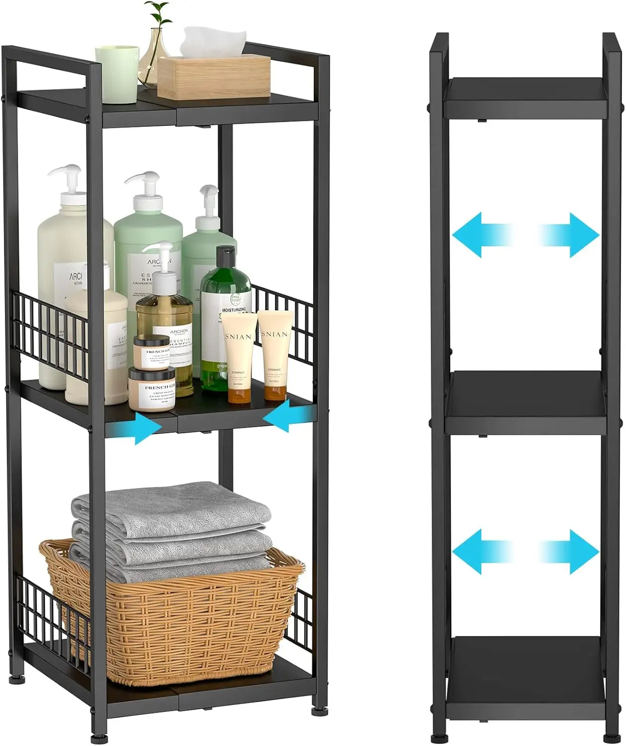 3 Level Metal Shelving Unit