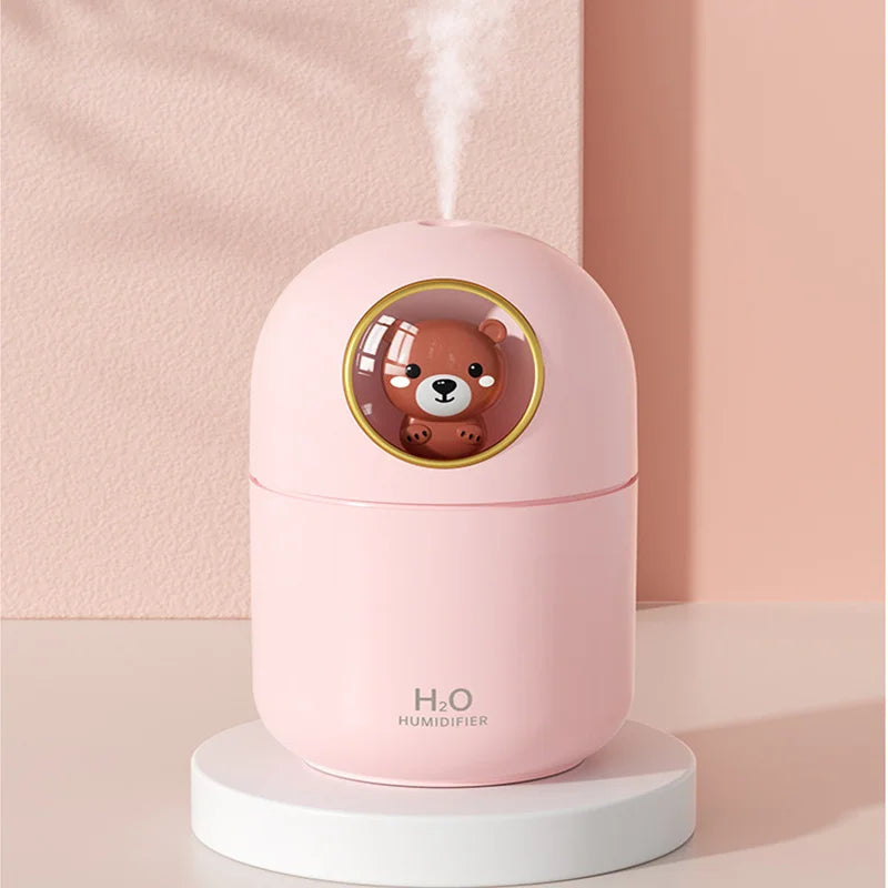 New Compact, Whisper-quiet Mini Cool Mist Humidifier with Night Light