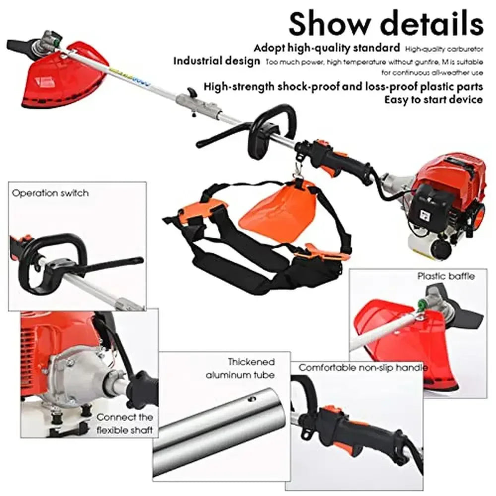 Gas Powered 52cc 5 in 1 Landscaping Tools