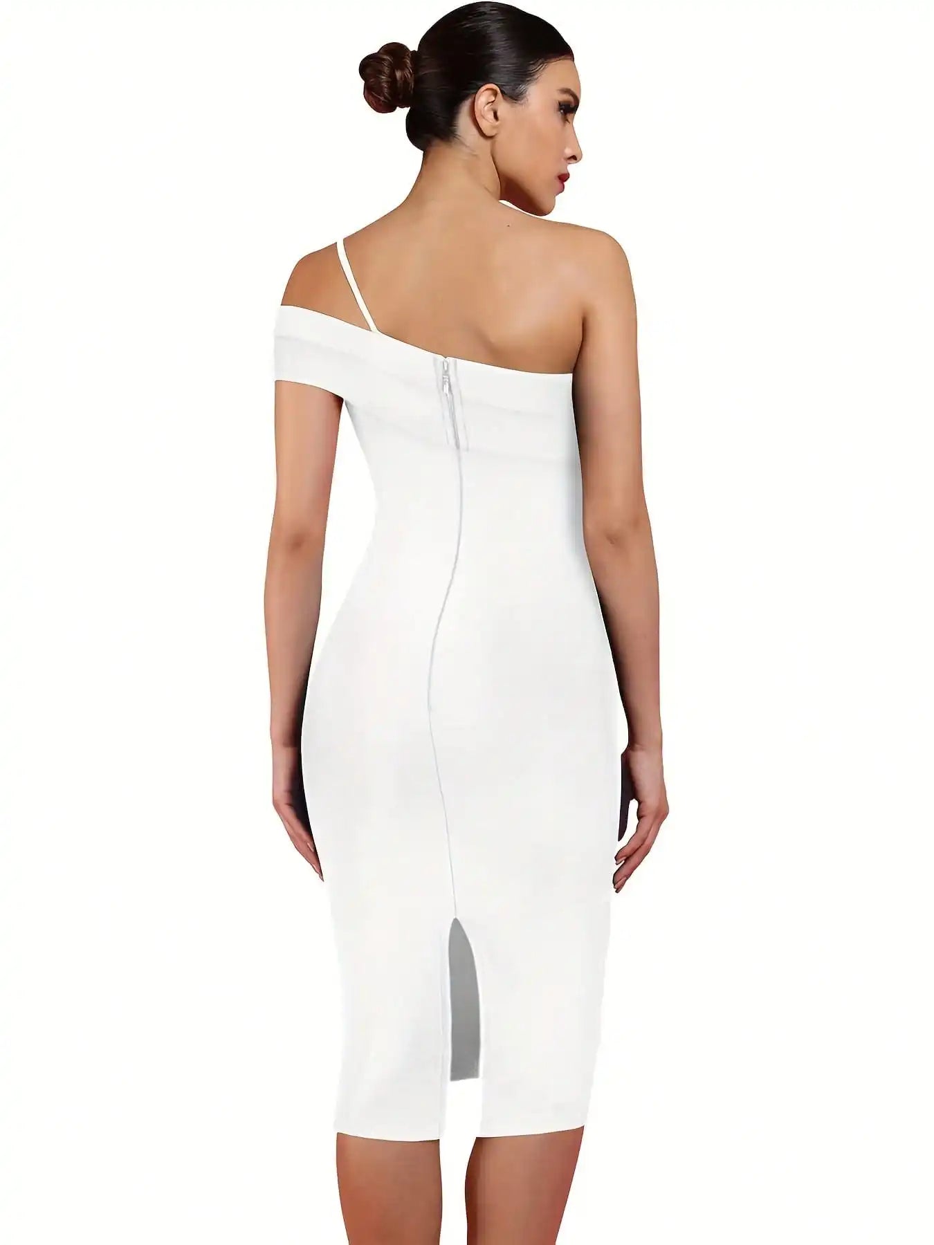 One Shoulder Bandage Bodycon Dress