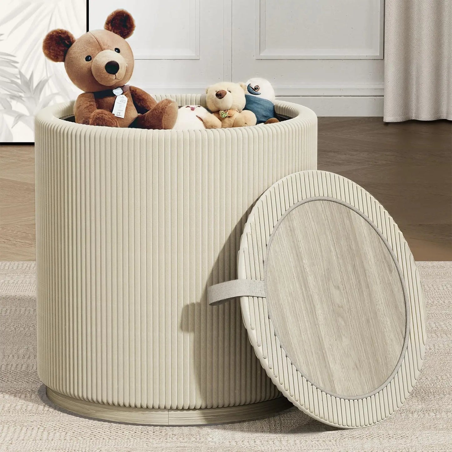 Cloud Cashmere Storage Stools ＆Ottomans