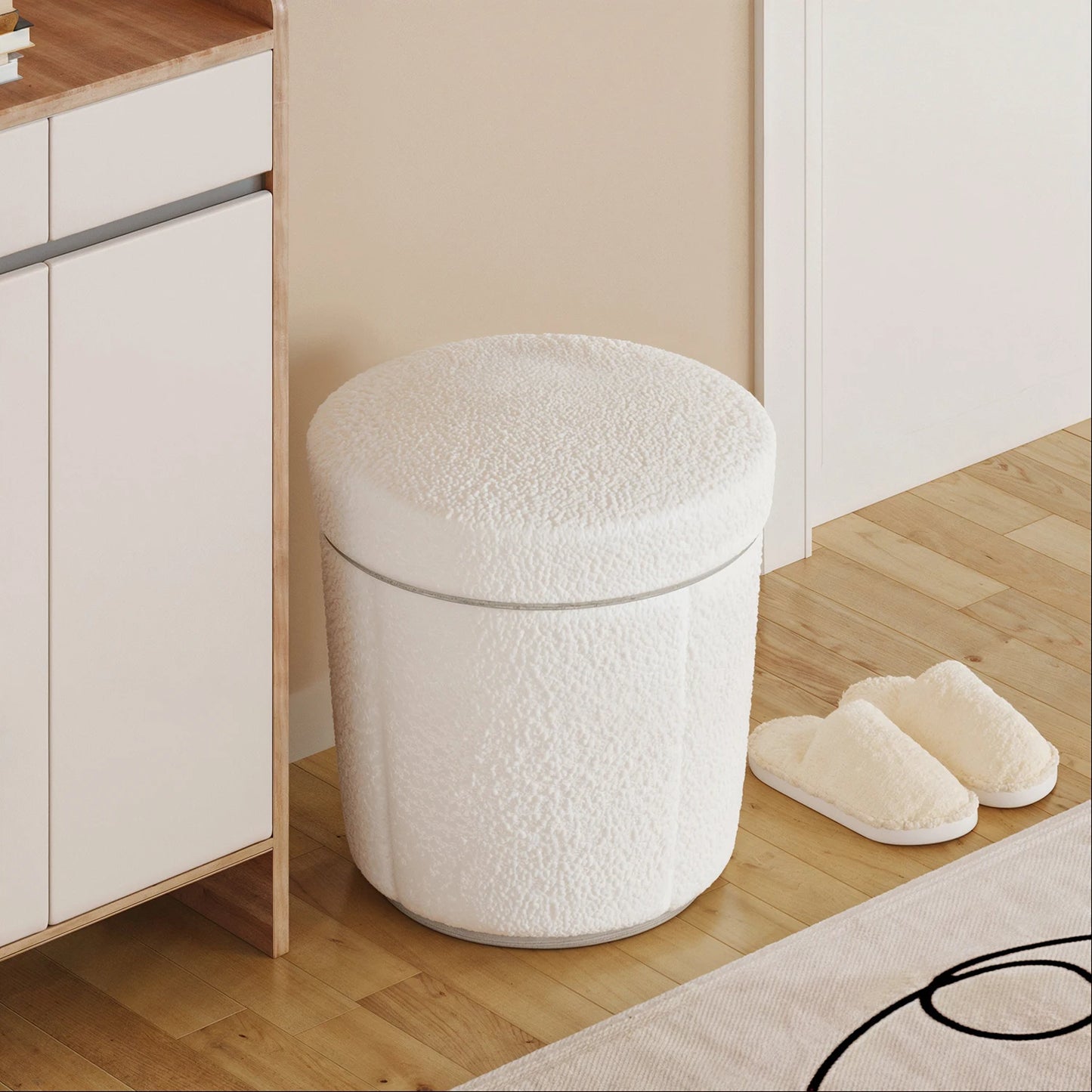 Cloud Cashmere Storage Stools ＆Ottomans