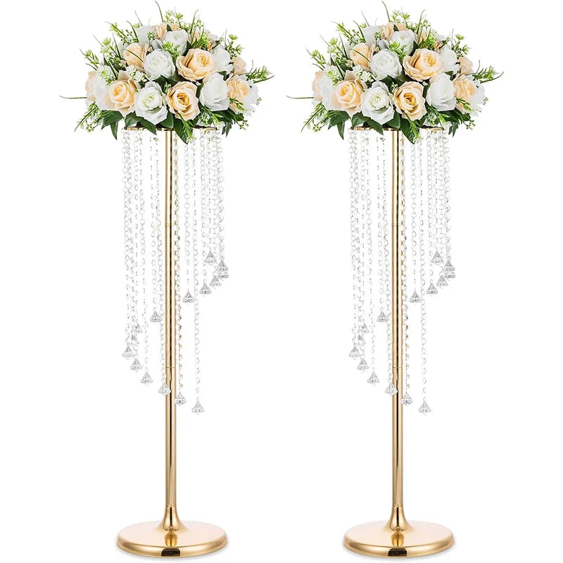 Chandelier Crystal Decorative Flower Stand/Vase