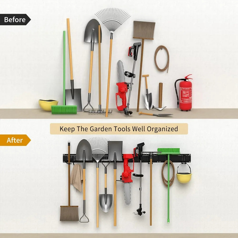 Adjustable Garage Organizers with Heavy Duty Hooks