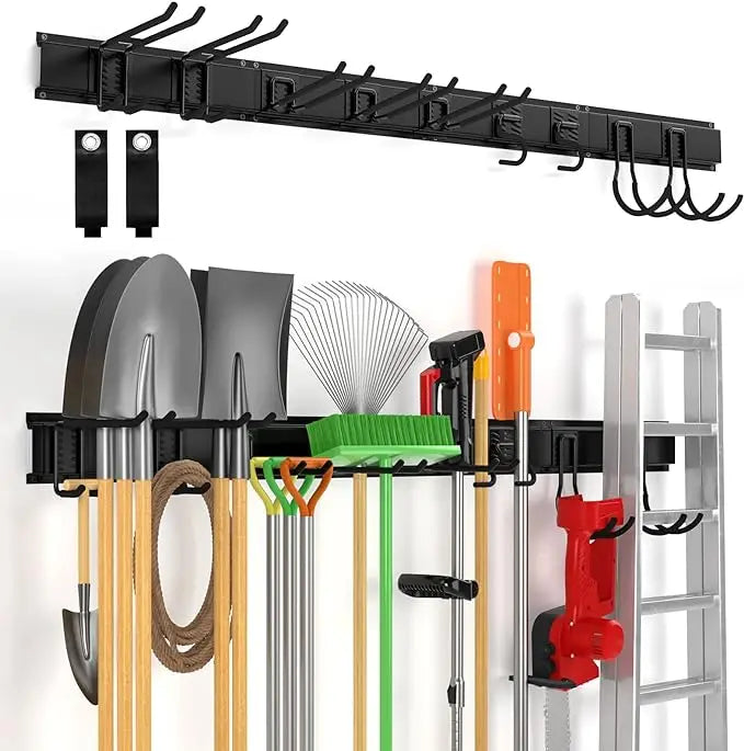 Adjustable Garage Organizers with Heavy Duty Hooks