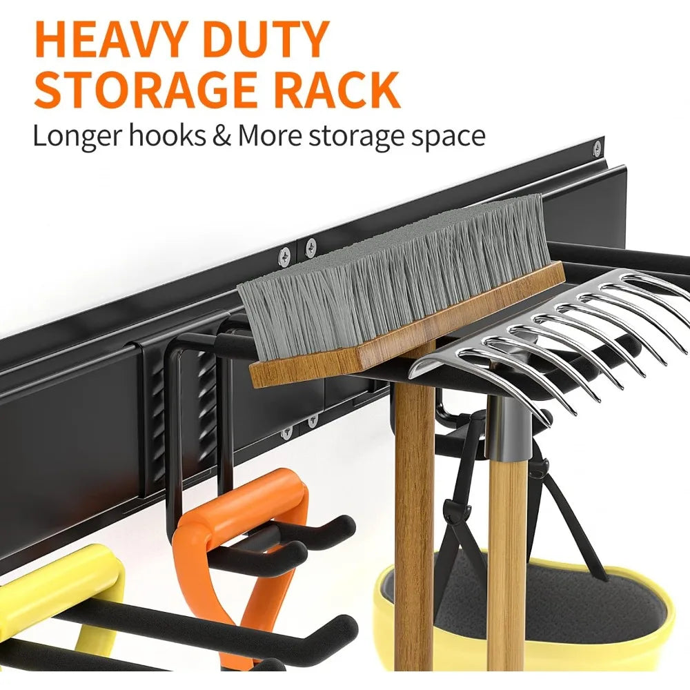 Adjustable Garage Organizers with Heavy Duty Hooks