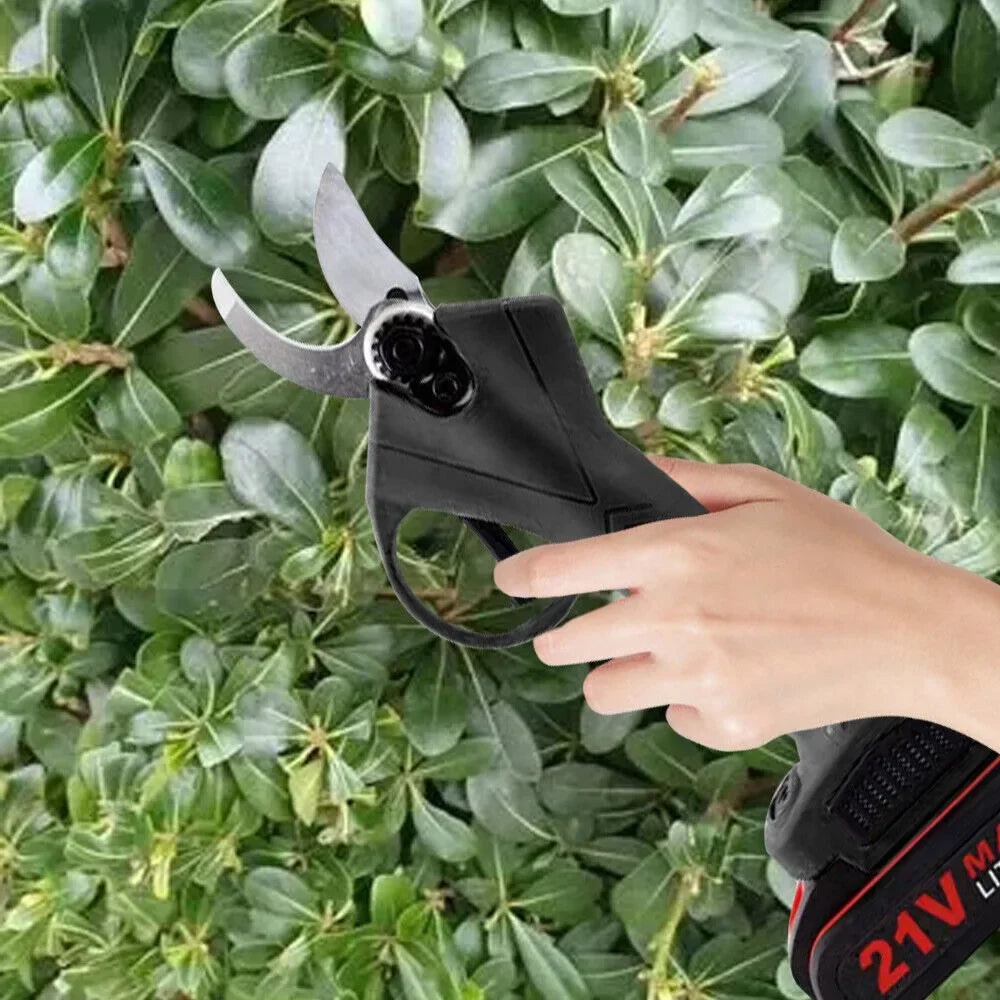 21V 50w Cordless Electric Branch Scissors 35mm Pruning Shear