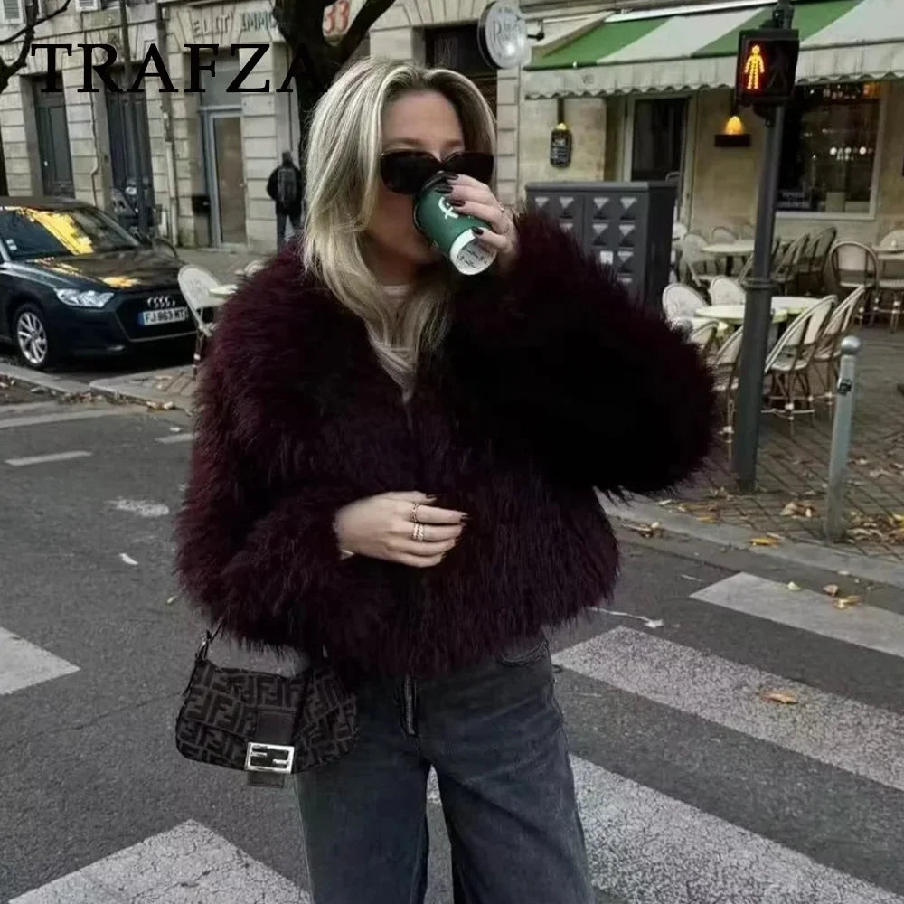 Winter Women's Faux Fur Casual Jacket