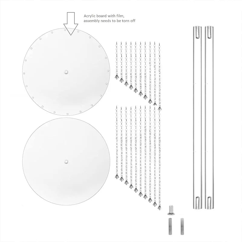 Chandelier Crystal Decorative Flower Stand/Vase