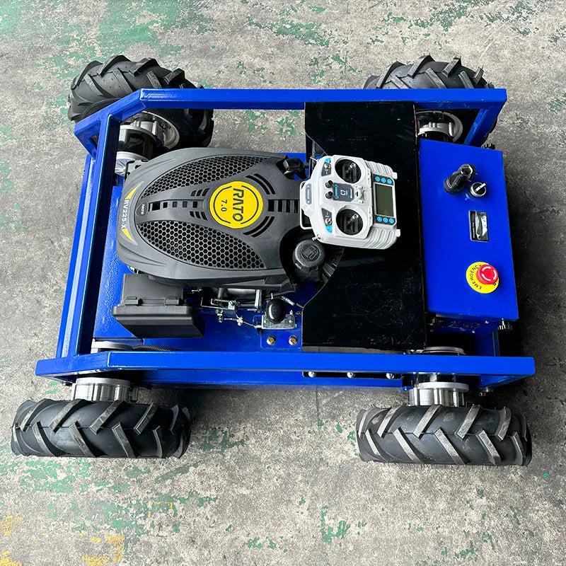 Customized 4WD remote control electric robot RC lawn mower